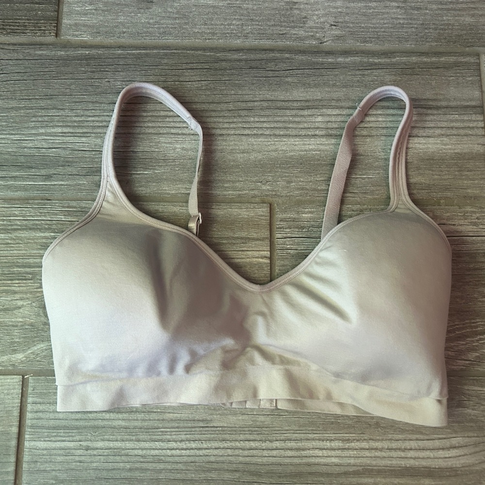 Carole Hochman‎ Bra Wireless Comfort Beige Everyday Adjustable, Medium